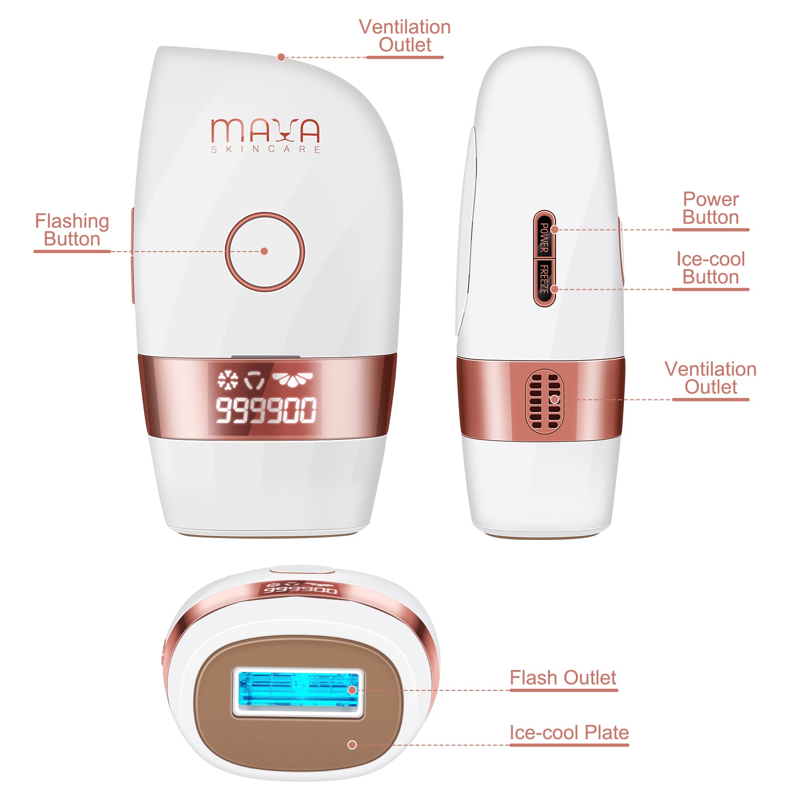Ice Cool Premium at Home IPL Hair Removal Device